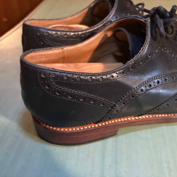 Mens Oliver Sweeney Black Oxford Brogue Aldeburgh Wing Tips UK 9 US 10 main image 6
